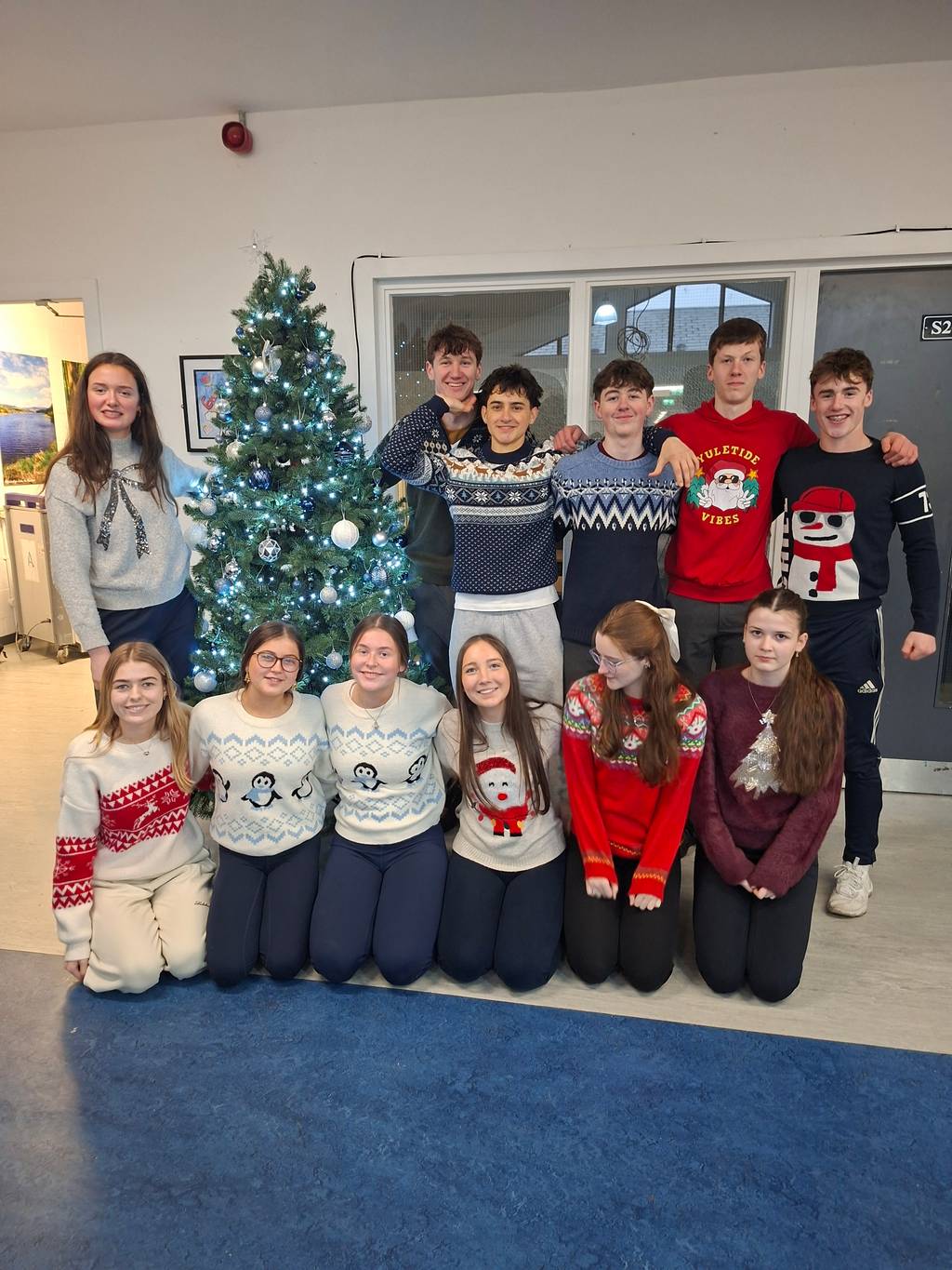 Christmas Jumper Day in Aid of In Their Shoes and SVP- Pics